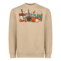 Mushroom volleyball coffee cups Heavyweight Sweatshirt - AdoDesignShop