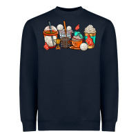 Navy volleyball coffee cups Heavyweight Sweatshirt - AdoDesignShop