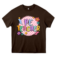 Chocolate Brown pe teacher Heavy Core Tee - MaliasSmallBusiness