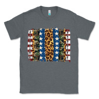 Charcoal Heather usa army pattern brushstroke Classic Tee - Artiststas