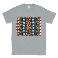 Heather Grey usa army pattern brushstroke Classic Tee - Artiststas