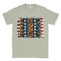 Matcha usa army pattern brushstroke Classic Tee - Artiststas