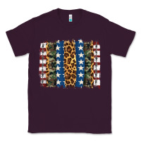 Plum usa army pattern brushstroke Classic Tee - Artiststas