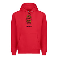 Red Sunflower Mom Skull Premium Hoodie - Bettercallsaul