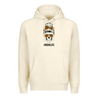 Sandshell Sunflower Mom Skull Premium Hoodie - Bettercallsaul