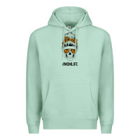 Seafoam Sunflower Mom Skull Premium Hoodie - Bettercallsaul