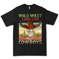 Black wild west long live cowboys Premium Tee - texasbilliewilder