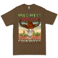 Cacao wild west long live cowboys Premium Tee - texasbilliewilder