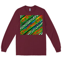 Burgundy st patricks day leopard rainbow Long Sleeve Tee - Artiststas