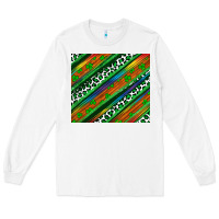 White st patricks day leopard rainbow Long Sleeve Tee - Artiststas