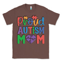 Chestnut Proud Autism Mom Classic Tee - CowhideDigitalArt