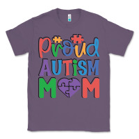 Lavender Proud Autism Mom Classic Tee - CowhideDigitalArt
