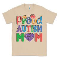Mushroom Proud Autism Mom Classic Tee - CowhideDigitalArt
