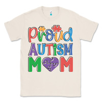 Natural Proud Autism Mom Classic Tee - CowhideDigitalArt