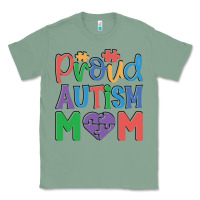 Sage Proud Autism Mom Classic Tee - CowhideDigitalArt