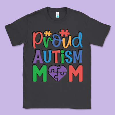 Proud Autism Mom Classic Tee Designed By Cowhidedigitalart