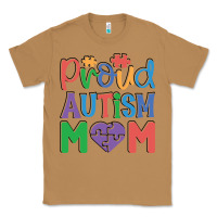 Toasted Coconut Proud Autism Mom Classic Tee - CowhideDigitalArt