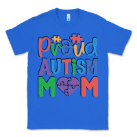 True Royal Proud Autism Mom Classic Tee - CowhideDigitalArt