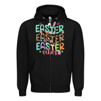 Black easter vibes Zipper Hoodie - MaliasSmallBusiness