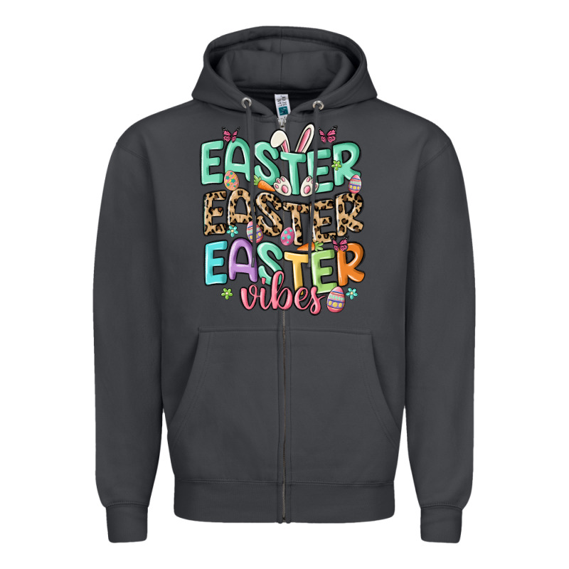 Easter Vibes Zipper Hoodie by MaliasSmallBusiness | Teevron