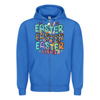 True Royal easter vibes Zipper Hoodie - MaliasSmallBusiness