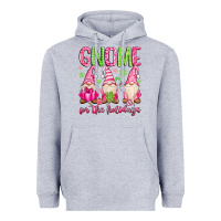 Heather Grey gnome for the holidays Heavyweight Hoodie - MaliasSmallBusiness