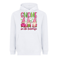 White gnome for the holidays Heavyweight Hoodie - MaliasSmallBusiness