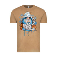 Winter Gnome Coffee Vintage Tee | Teevron
