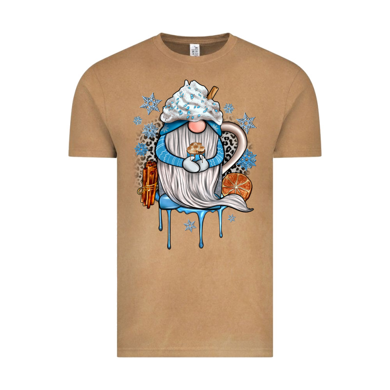 Winter Gnome Coffee Vintage Tee by JahusDesignShop | Teevron
