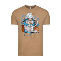 Vintage Coffee winter gnome coffee Vintage Tee - JahusDesignShop