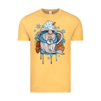 Vintage Mustard winter gnome coffee Vintage Tee - JahusDesignShop