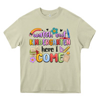 Mossy watch out kindergarten here i come Heavy Core Tee - MaliasSmallBusiness