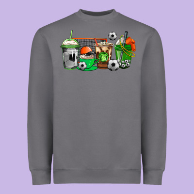 Soccer Coffee Cups Heavyweight Sweatshirt Designed By Adodesignshop