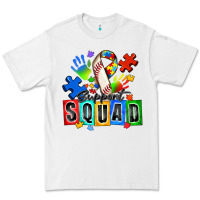 White baseball support squad autism Premium Tee - Zillion Design Studio
