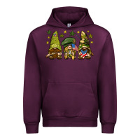 Mauve Wine Army Gnomes 4th of july Urban Hoodie - HowdyJamesFarm