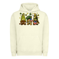 Pigment Pistachio Army Gnomes 4th of july Urban Hoodie - HowdyJamesFarm