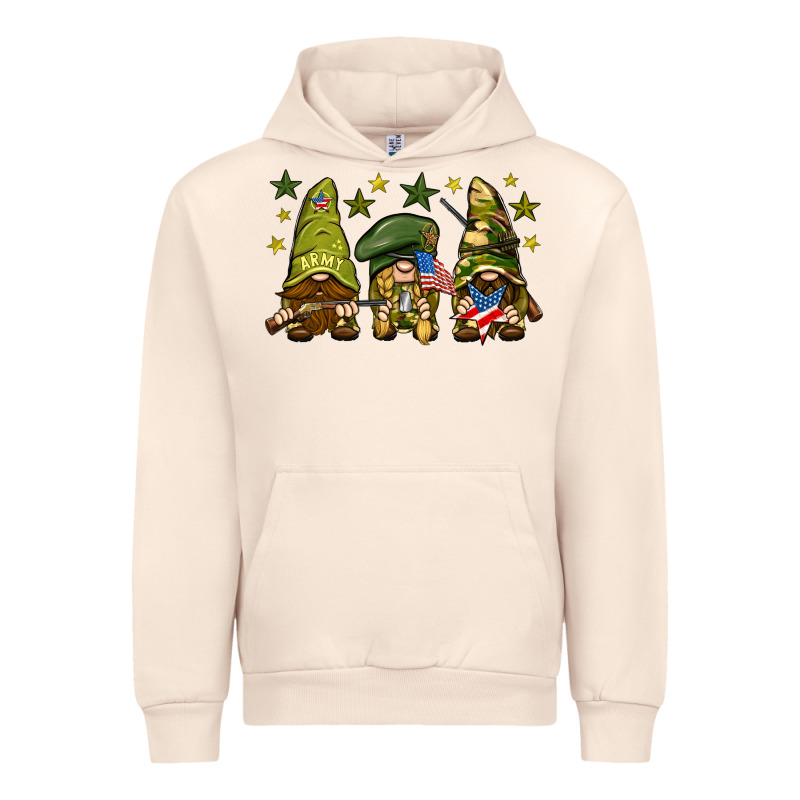 Army Gnomes 4th Of July Urban Hoodie by HowdyJamesFarm | Teevron