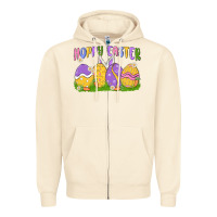 Sandshell hoppy easter Zipper Hoodie - MaliasSmallBusiness