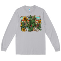 Moon Dust serape sunflowers cactus Long Sleeve Tee - AdoDesignShop