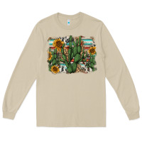 Mushroom serape sunflowers cactus Long Sleeve Tee - AdoDesignShop