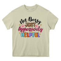 Mossy not bossy just aggressively helpful Heavy Core Tee - MaliasSmallBusiness