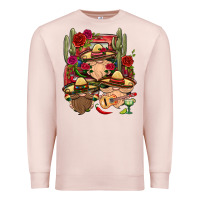 Pale Pink Mexican Gnomies Truck Premium Sweatshirt - BundleAndBundleShop