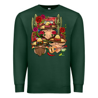 Sports Green Mexican Gnomies Truck Premium Sweatshirt - BundleAndBundleShop