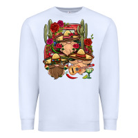 White Mexican Gnomies Truck Premium Sweatshirt - BundleAndBundleShop