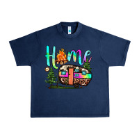 Navy home camp Urban Heavy Tee - JahusDesignShop