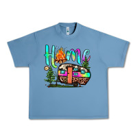 Pebble Blue home camp Urban Heavy Tee - JahusDesignShop