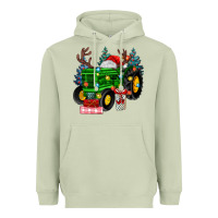 Matcha farm tractor christmas Heavyweight Hoodie - MaliasSmallBusiness