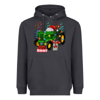 Smoke farm tractor christmas Heavyweight Hoodie - MaliasSmallBusiness