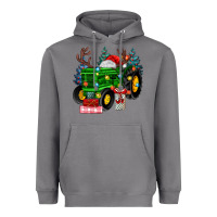 Storm farm tractor christmas Heavyweight Hoodie - MaliasSmallBusiness