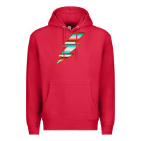 Cardinal Teal and Orange Serape Lightning Premium Hoodie - Bettercallsaul